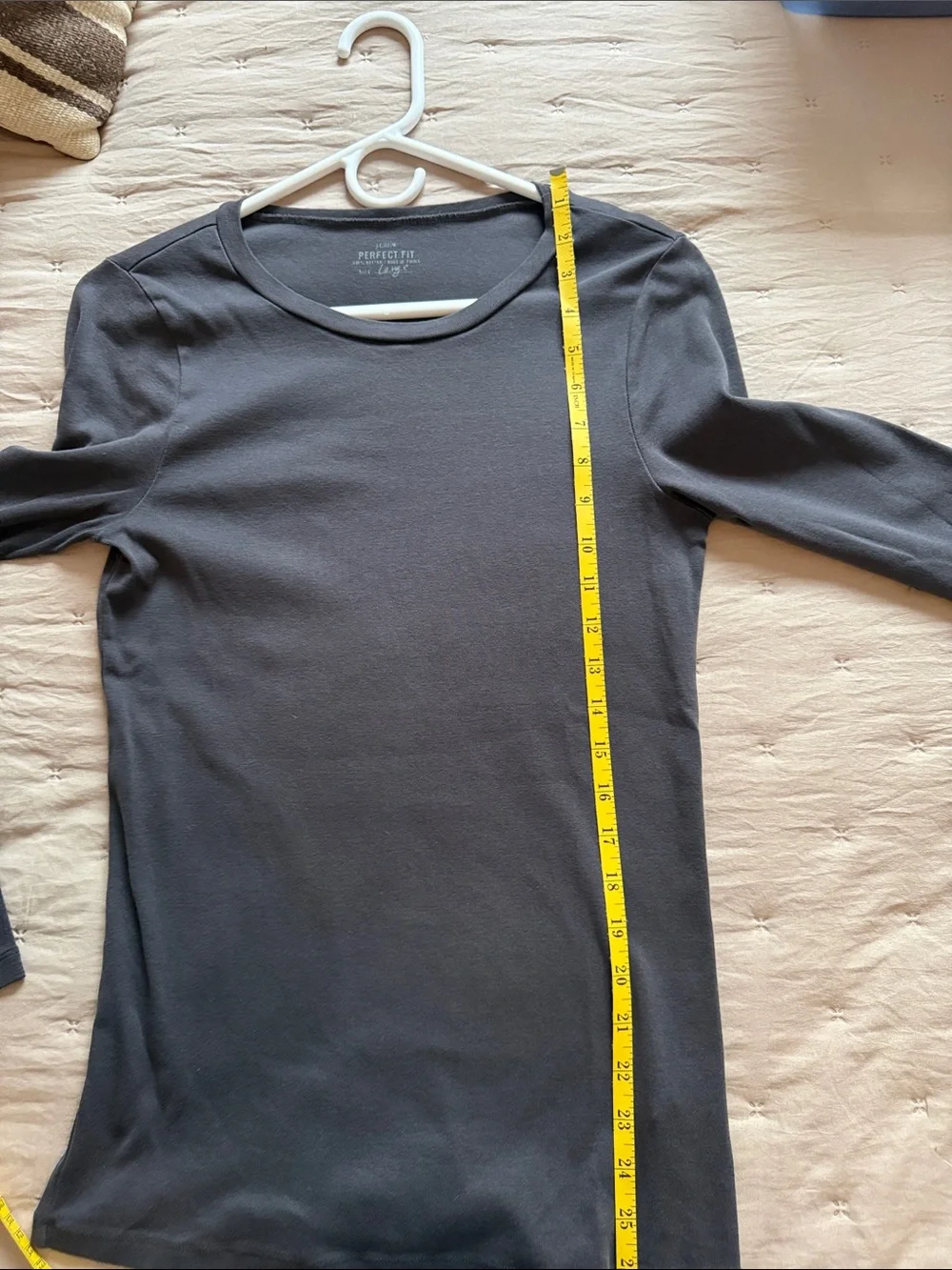 J. Crew Black Long-Sleeve Crewneck Top